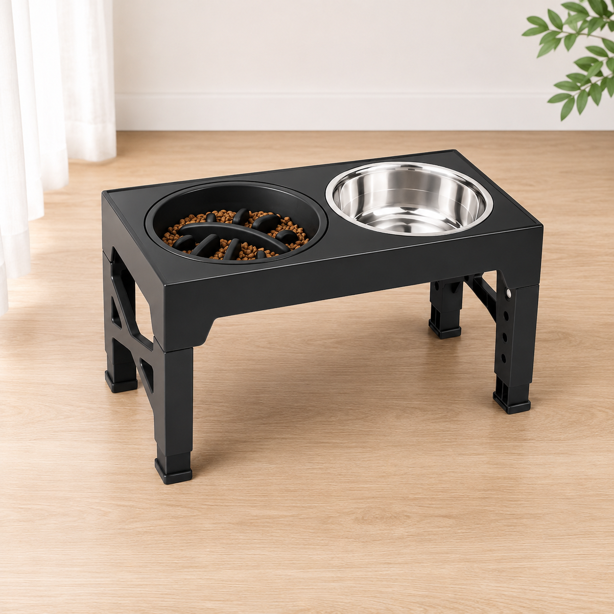 Gamelle Surélevée Réglable Dogly pour Chien